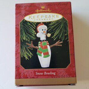 NWT - Hallmark Keepsake Ornament - Snow Bowling - 1997